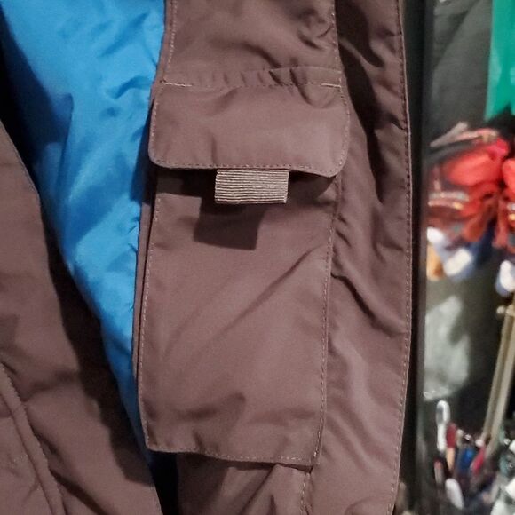 L.L. Bean Vintage Full Length Goose Down Filled Puffer Trench Coat in Brown XLP - Picture 15 of 16